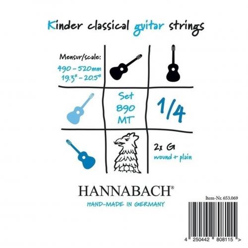 HANNABACH 890MT 653.069 1/4 KLASSZIKUS GITÁR HÚRKÉSZLET HANNABACH 890MT 653.069 1/4 KLASSZIKUS GITÁR HÚRKÉSZLET